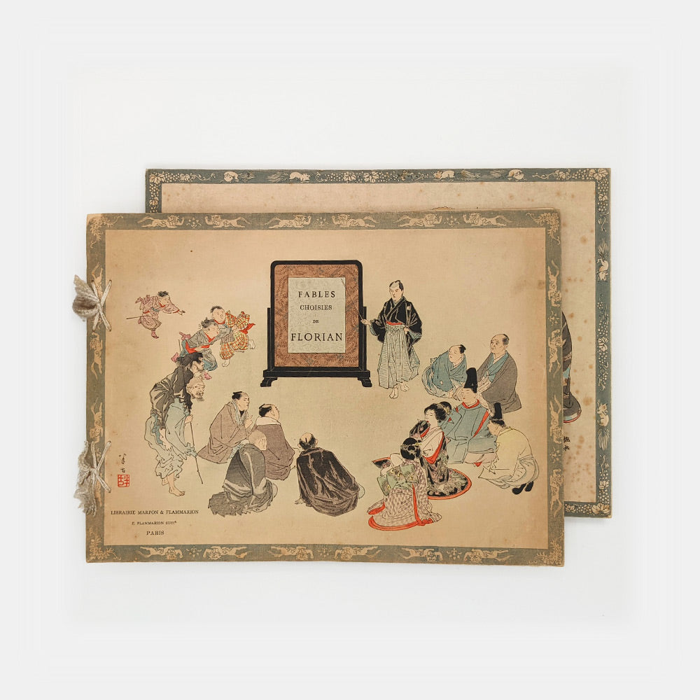 Barboutau Florian Fables Choisies Casaubon Livre rare book
