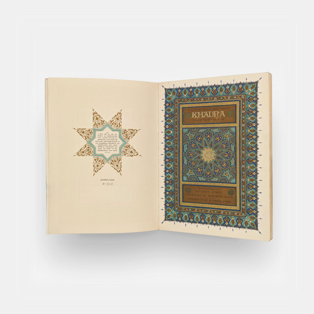 Dinet ben Ibrahim Kaadra danseuse Ouled Casaubon livre rare book