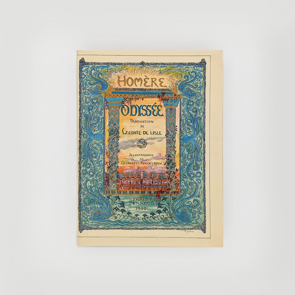 Rochegrosse Homere Odyssee Casaubon livre rare books