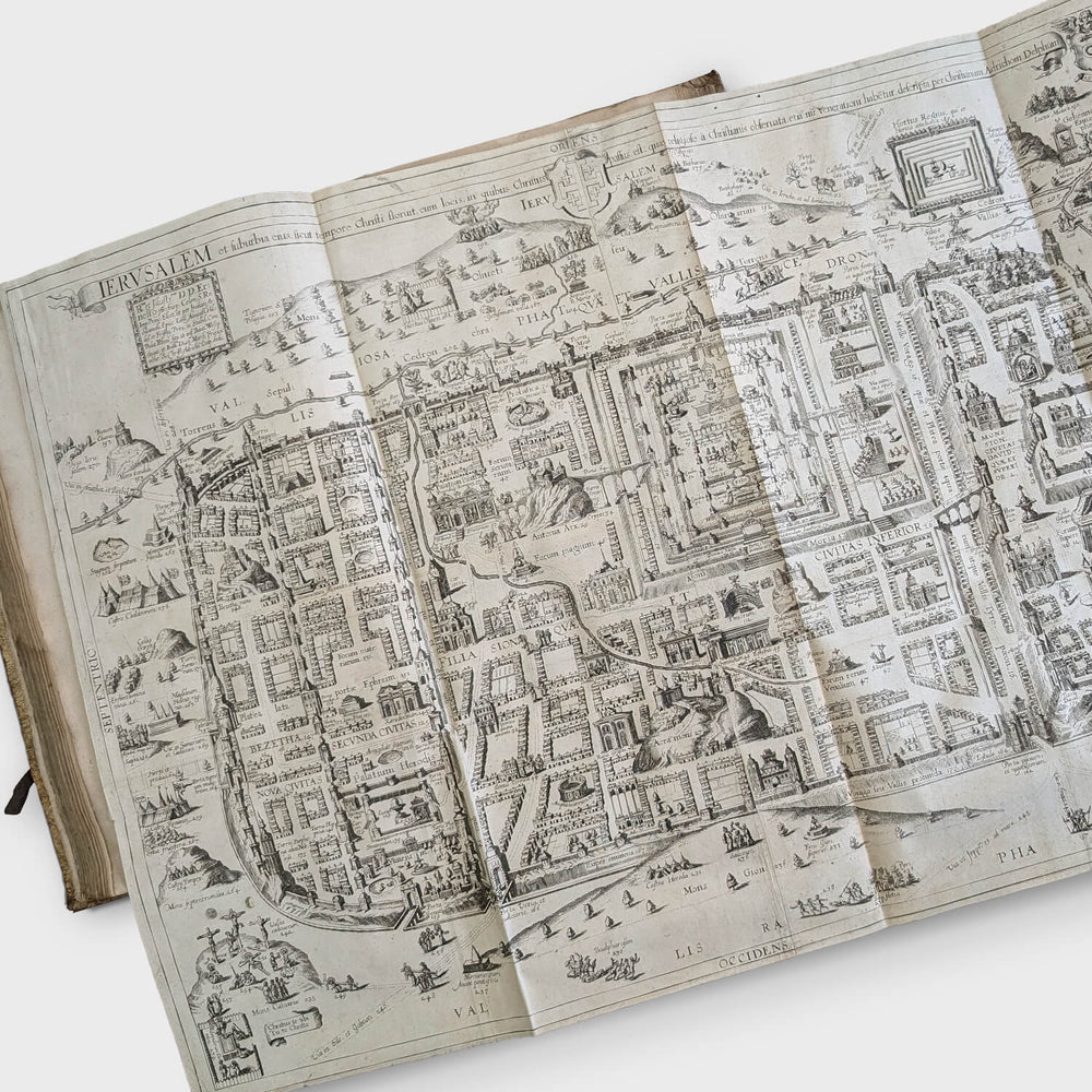 ADRICHEM Christian. Theatrum Terrae Sanctae et Biblicarum Historiarum cum tabulis geographicis aere expressis.