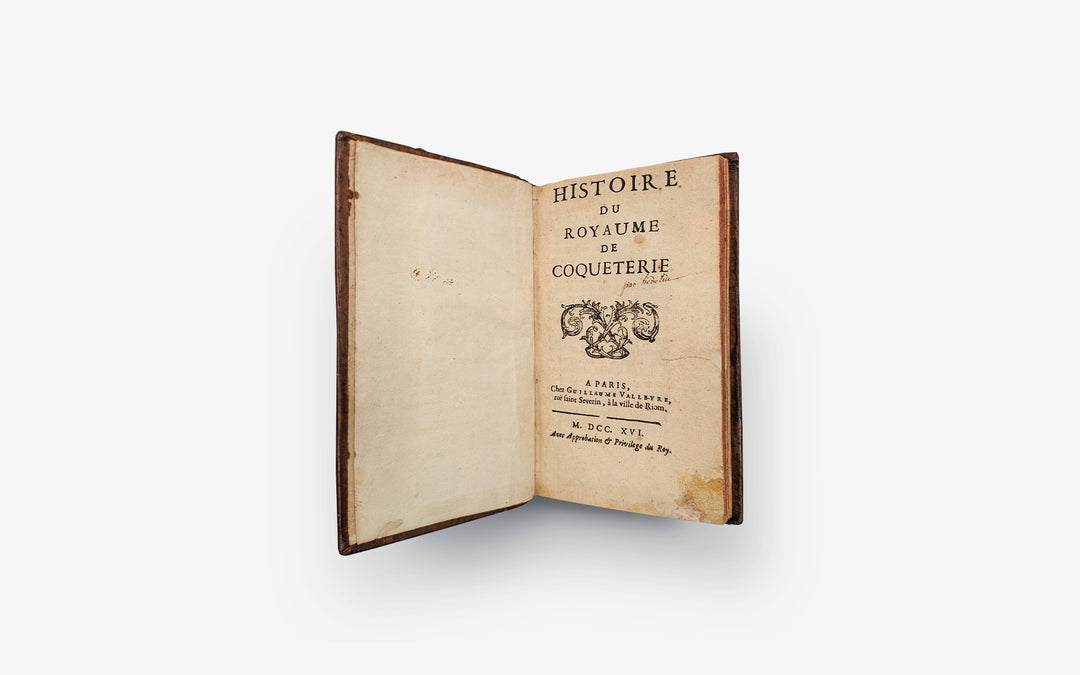 Histoire du Royaume de Coqueterie - recueil de quatre livres satiriques