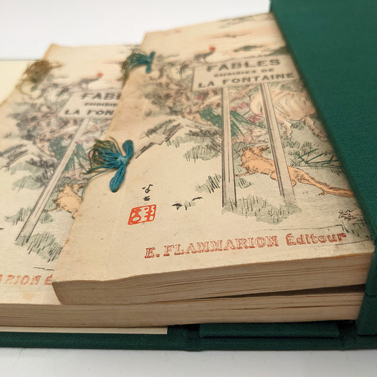 LA FONTAINE Jean de. Choix de fables de La Fontaine illustrées par un groupe des meilleurs artistes de Tokio. [P. Barboutau]