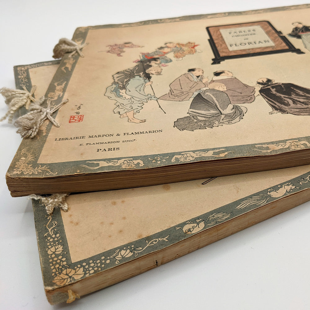 Claris de Florian. Fables choisies de J.-P. Claris de Florian illustrées par des Artistes Japonais