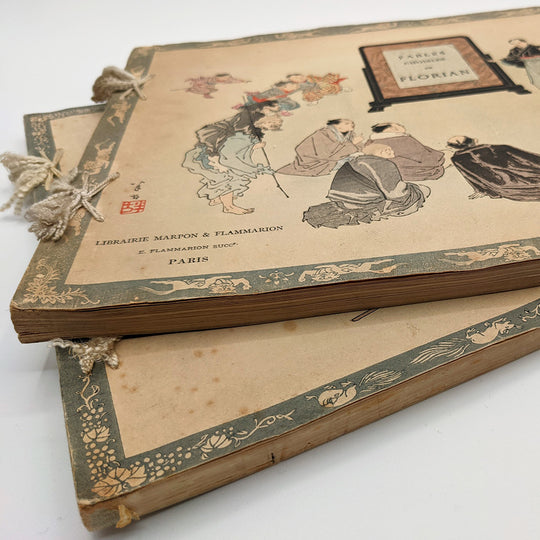 Claris de Florian. Fables choisies de J.-P. Claris de Florian illustrées par des Artistes Japonais