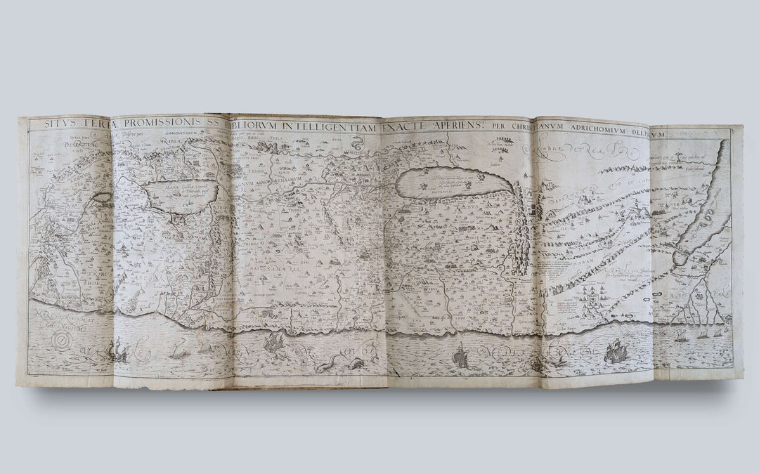 ADRICHEM Christian. Theatrum Terrae Sanctae et Biblicarum Historiarum cum tabulis geographicis aere expressis.