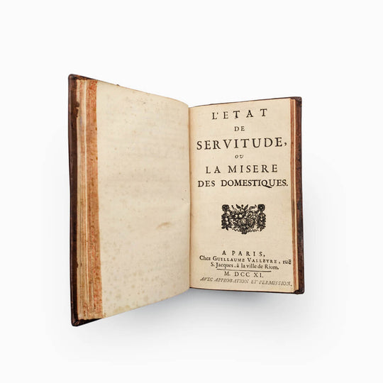 L'État de servitude ou la misère des domestiques