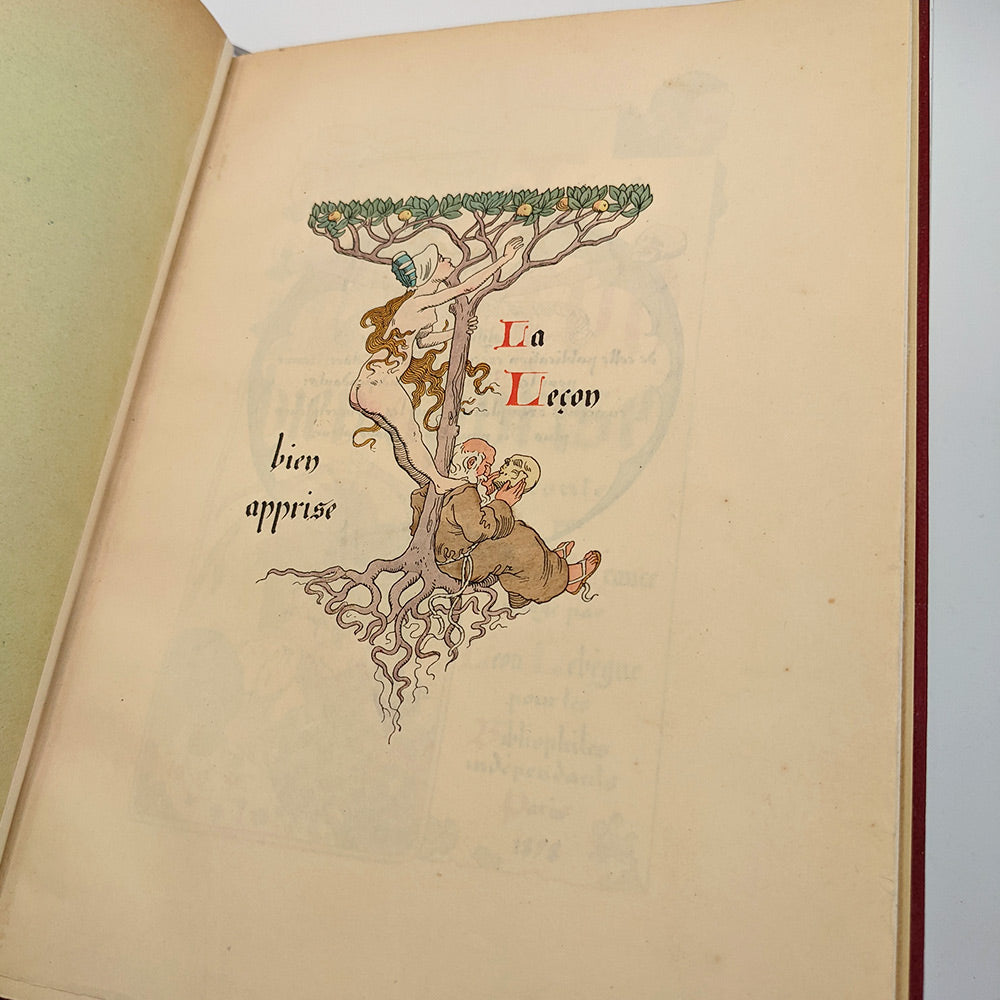 FRANCE Anatole - LEBÈGUE Léon. </br>La Leçon bien apprise.