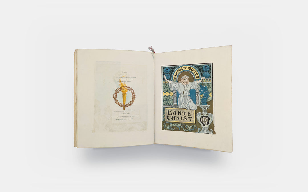 Haraucourt Edmond - RUDNICKI Léon - LUNOIS Alexandre - COURBOIN Eugène - SCHWABE Carloz - SÉON Alexandre. L’Effort, La Madone, L’Antéchrist, L’Immortalité, La Fin du monde.
