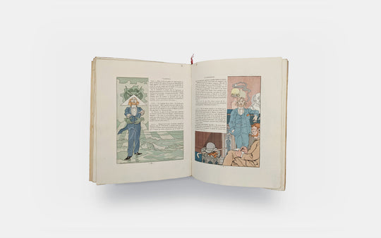 Haraucourt Edmond - RUDNICKI Léon - LUNOIS Alexandre - COURBOIN Eugène - SCHWABE Carloz - SÉON Alexandre. L’Effort, La Madone, L’Antéchrist, L’Immortalité, La Fin du monde.