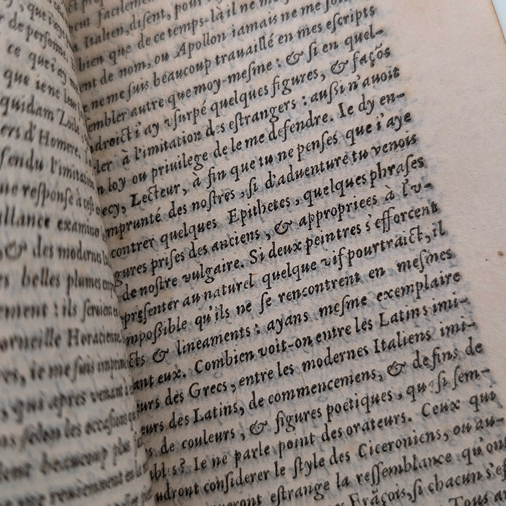 DU BELLAY Joachim. Les œuvres françoises