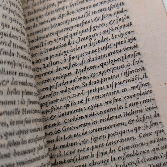 DU BELLAY Joachim. Les œuvres françoises