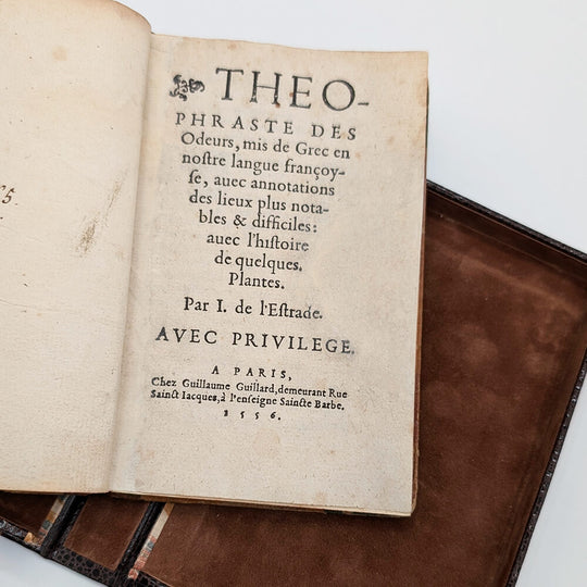 THEOPHRASTE. Des Odeurs