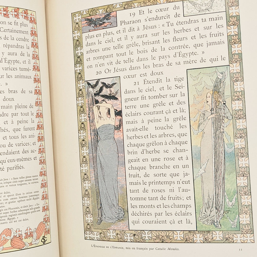 MENDÈS Catulle - SCHWABE Carlos. L'Évangile de l'enfance de N.S.J.C.