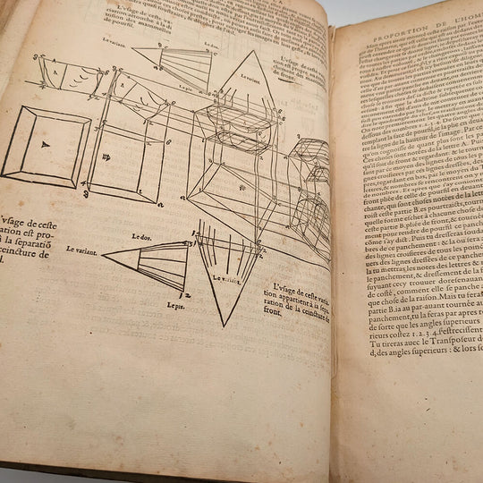 DÜRER Albrecht - Les quatres livres d'Albert Durer. 1557