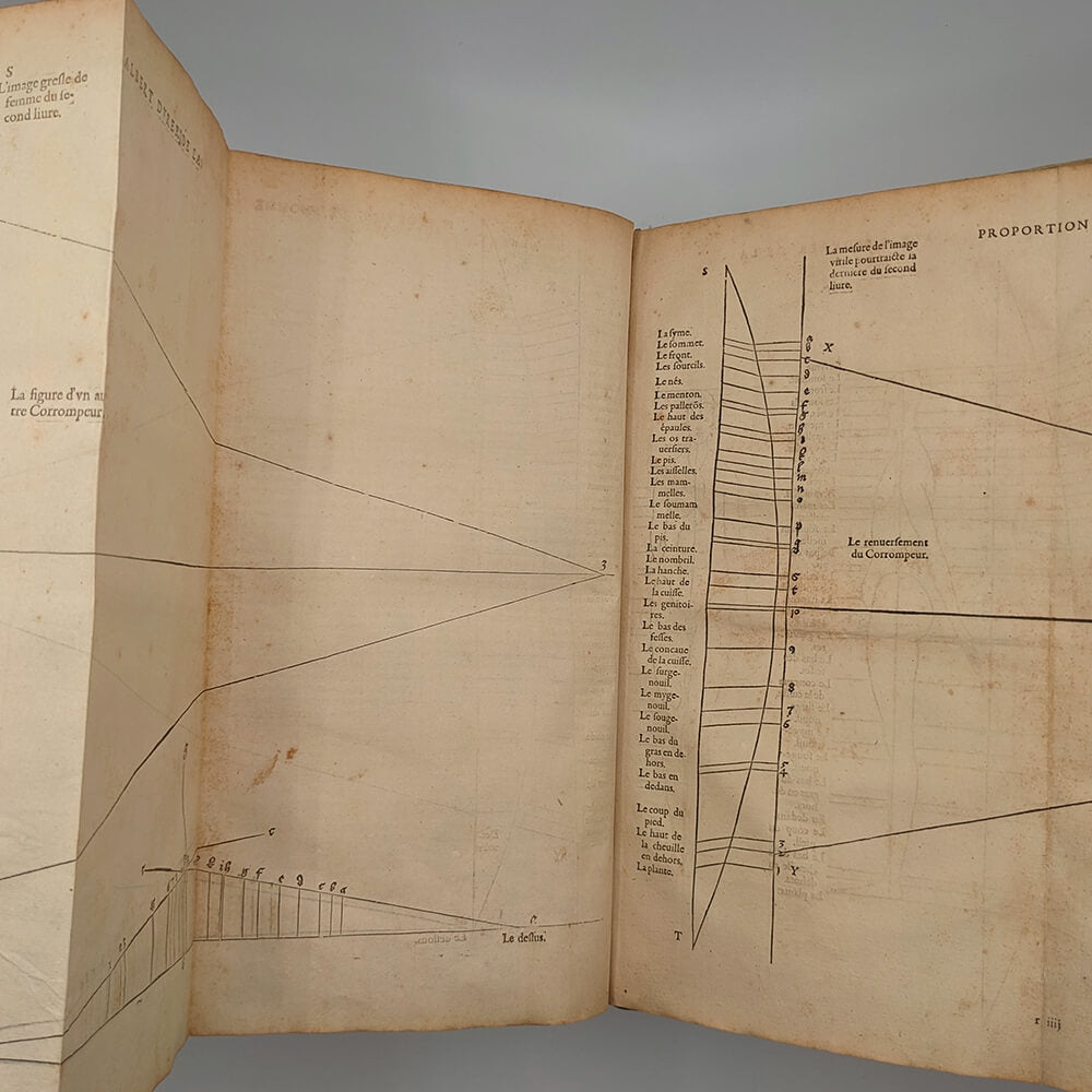 DÜRER Albrecht - Les quatres livres d'Albert Durer. 1557