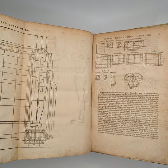 DÜRER Albrecht - Les quatres livres d'Albert Durer. 1557